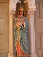 Crozet (Loire) - Nouvelle eglise - Statue - Vierge (01)
